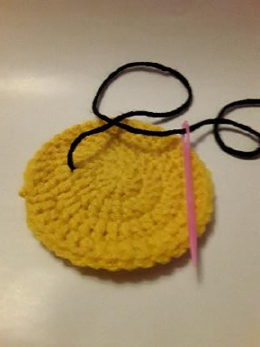 Embroidering step 2