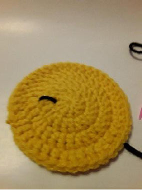 Embroidering step 3