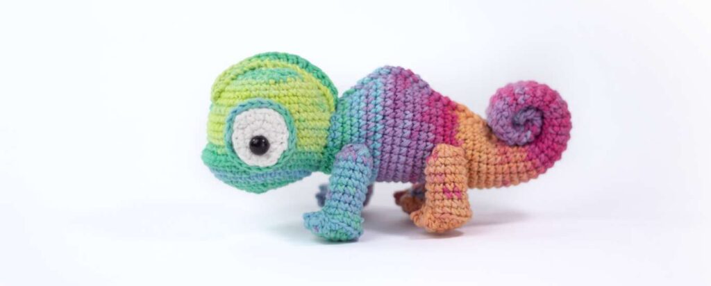 Crochet a Colorful Chameleon: Free Amigurumi Pattern