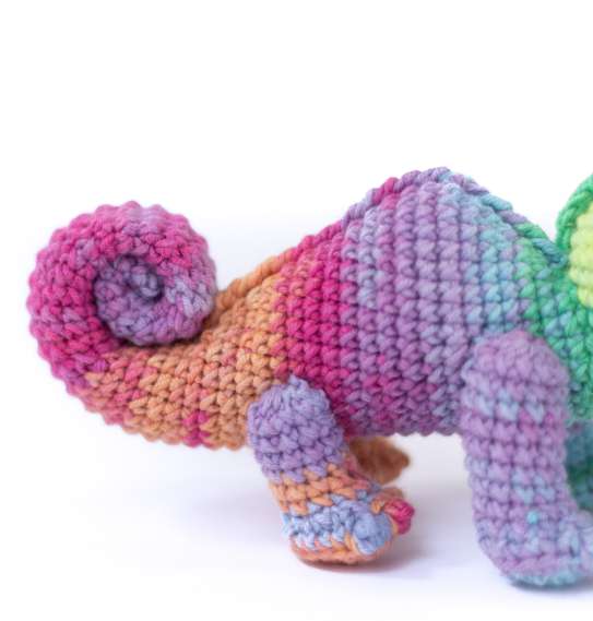 Crochet a Colorful Chameleon: Free Amigurumi Pattern