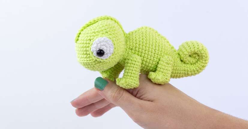 Crochet a Colorful Chameleon: Free Amigurumi Pattern