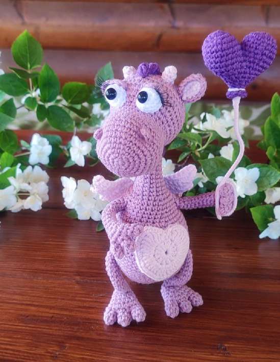 Crochet a Whimsical Drakosha Moksi Dragon