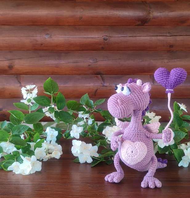 Crochet a Whimsical Drakosha Moksi Dragon