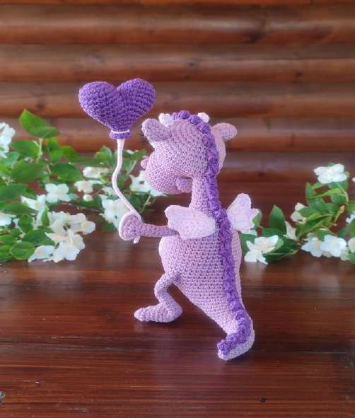 Crochet a Whimsical Drakosha Moksi Dragon