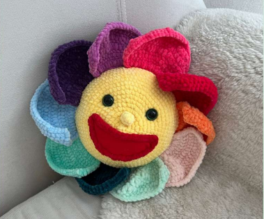 Flower Pillow Crochet Master Class