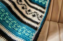 Deep Reflection Blanket Free Crochet Pattern