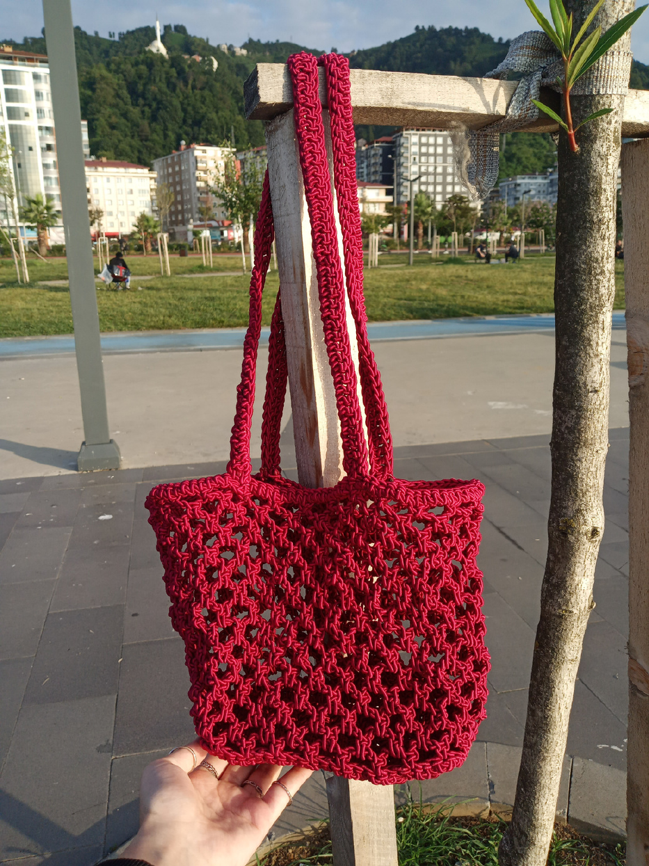 Crochet Handle Bag Pattern 