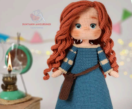 Merida Amigurumi Doll Pattern
