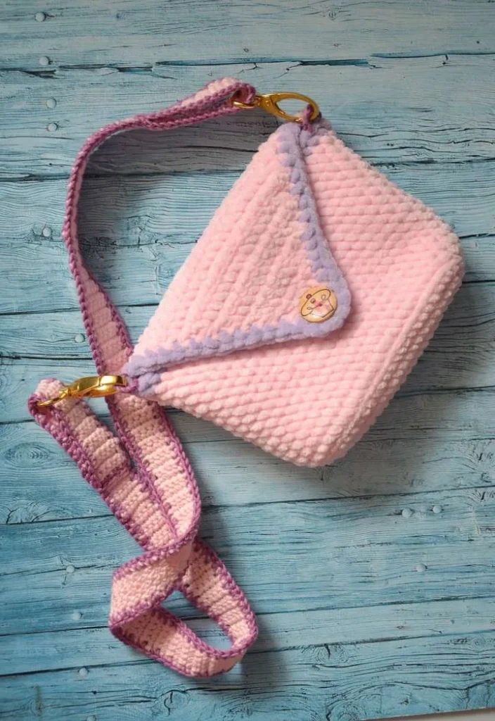 Crochet a Plush Giraffe Purse