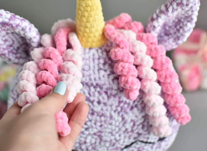 Crochet a Magical Unicorn Pillow