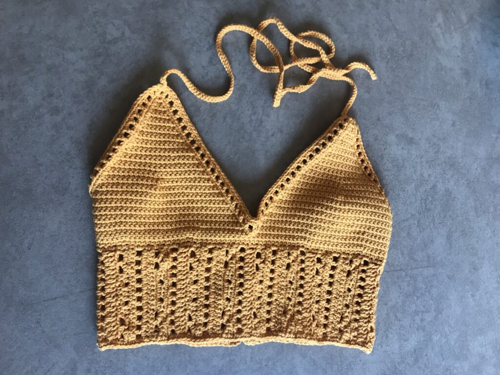 Crochet a Chic Summer Halter Crop Top