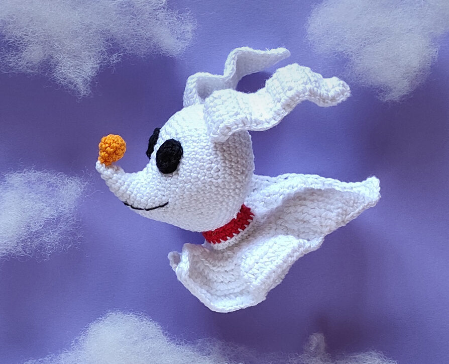 Crochet Your Own Spooky Pal: Zero the Ghost Dog