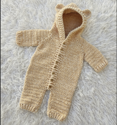 Cozy Up Your Little One: A Beginner-Friendly Plush Onesie Crochet Pattern