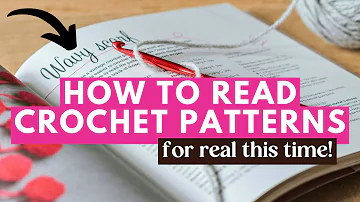 A crocheted granny square in progress, demonstrating how to read a crochet pattern.