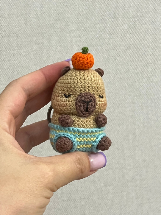 Amigurumi Capybara Keychain Pattern