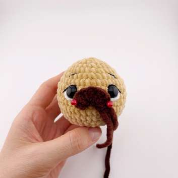 Pug Ornaments: Free Crochet Pattern for Christmas Pug Baubles