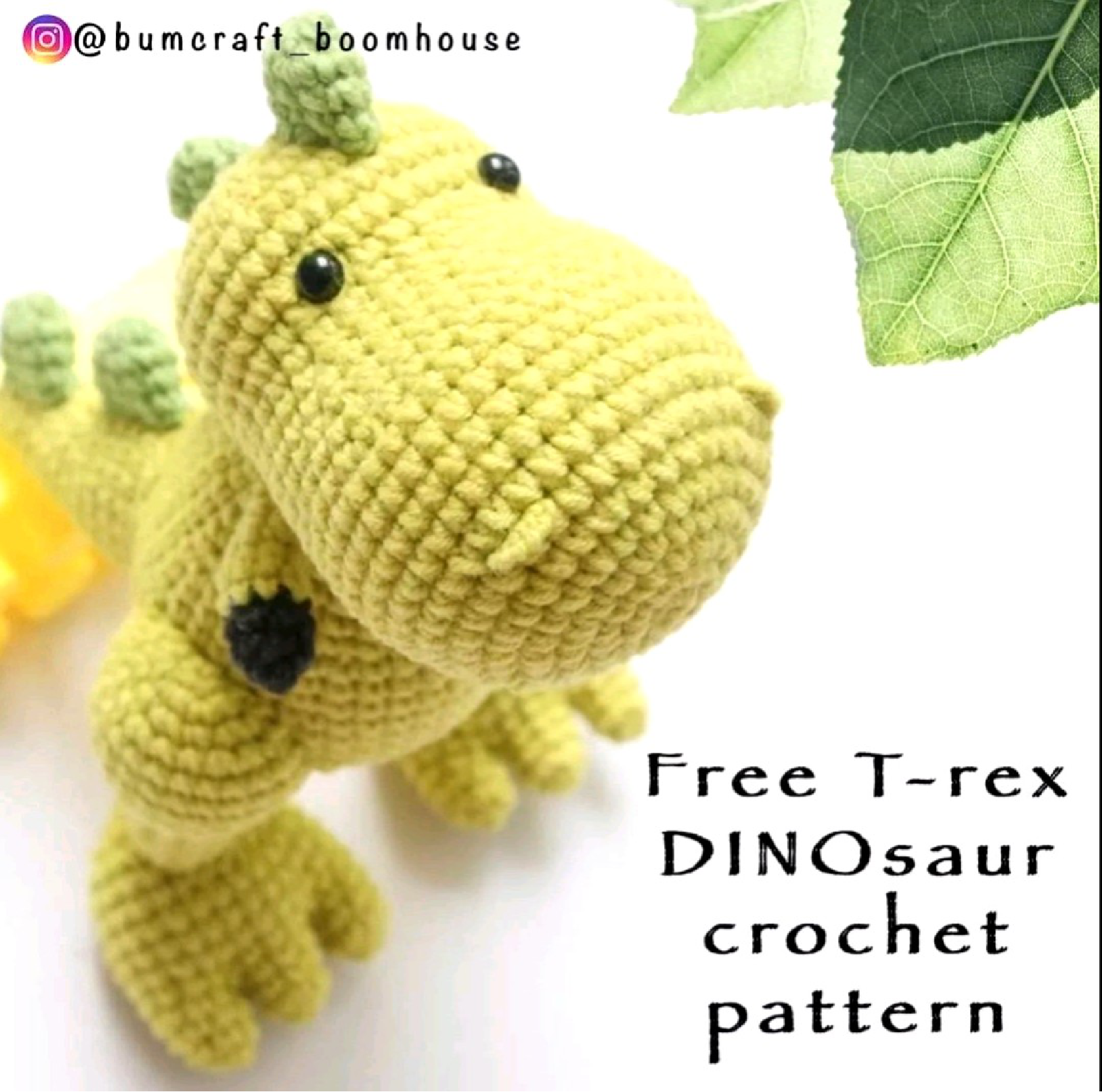 Free T Rex Dinosaur Crochet Pattern
