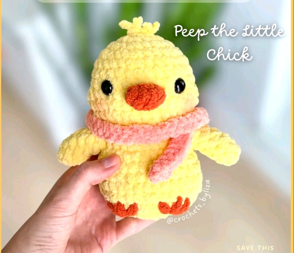 DIY Peep the Little Chick: Free Super Bulky Crochet Pattern
