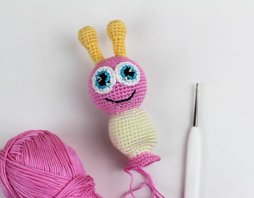 Flutter into Spring: The Adorable Butterfly Rattle Crochet Pattern