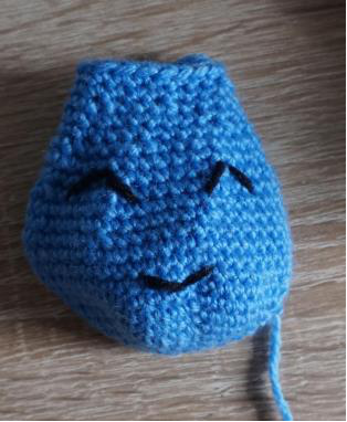 Amigurumi Raindrop Rainy Pattern