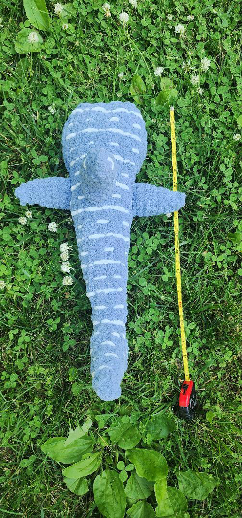 Crochet Whale Shark Dorsal Fin