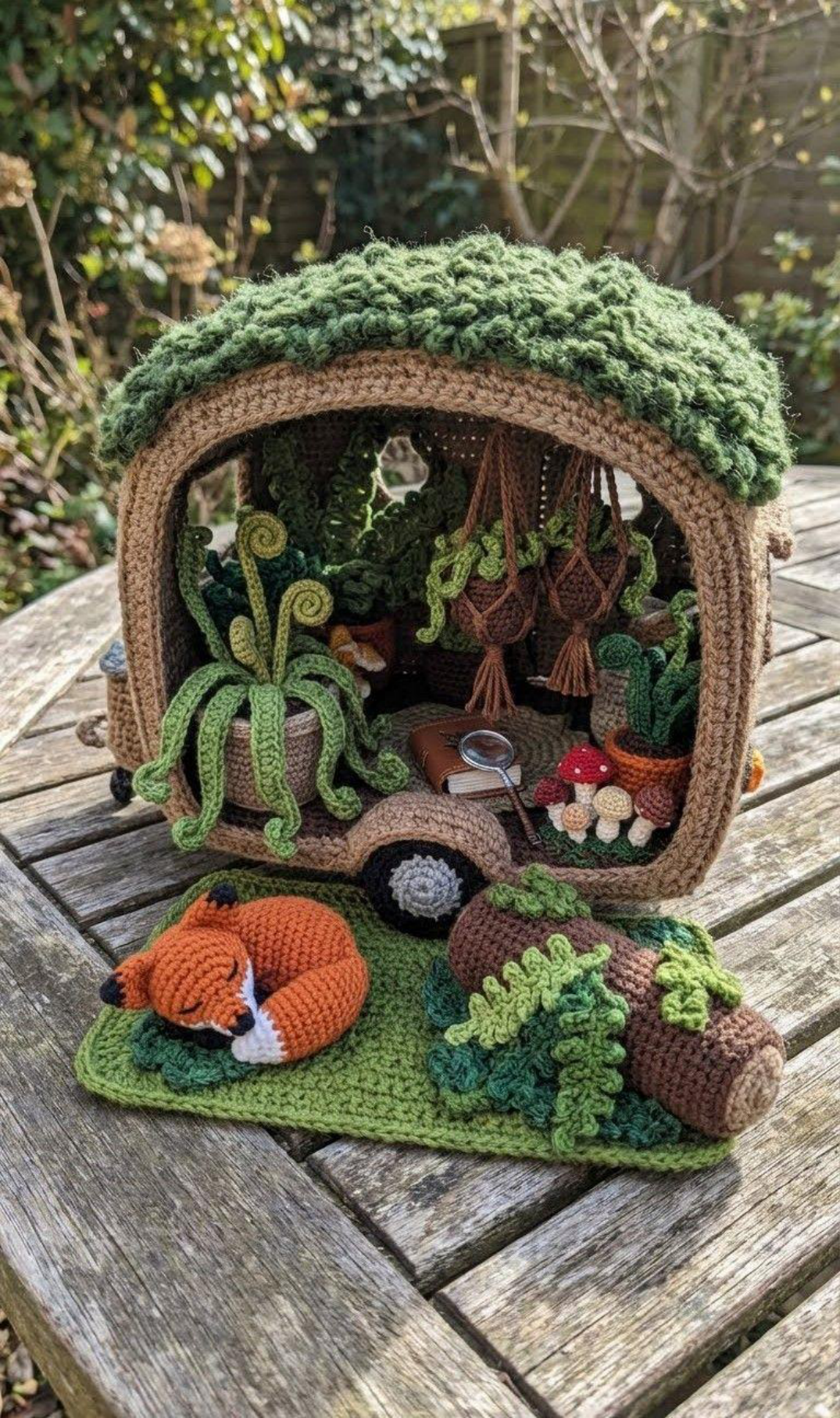 The Fern Forest Cabin Crochet Project Overview