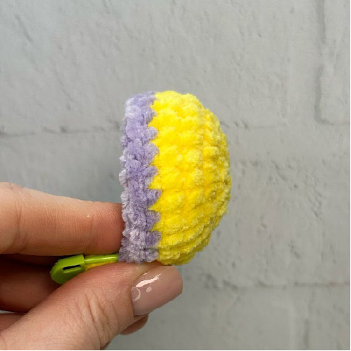 Crochet fin technique for fish