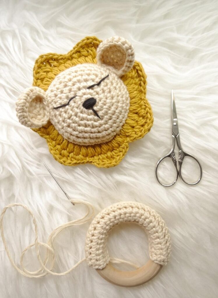 Meet Bali the Lion Rattle: A Roaringly Cute Crochet Pattern for Baby