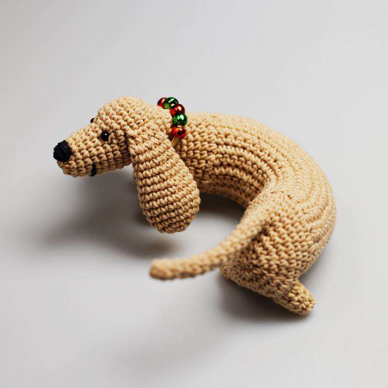 Playful Dachshund Crochet Pattern: A Long Lovable Amigurumi