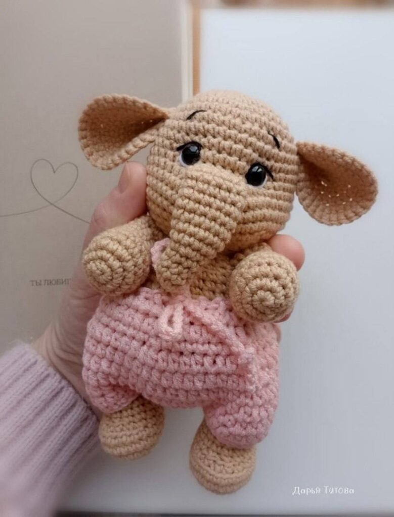 Tiny Trunk, Big Cuddles: The Ultimate Adorable Baby Elephant Crochet Pattern