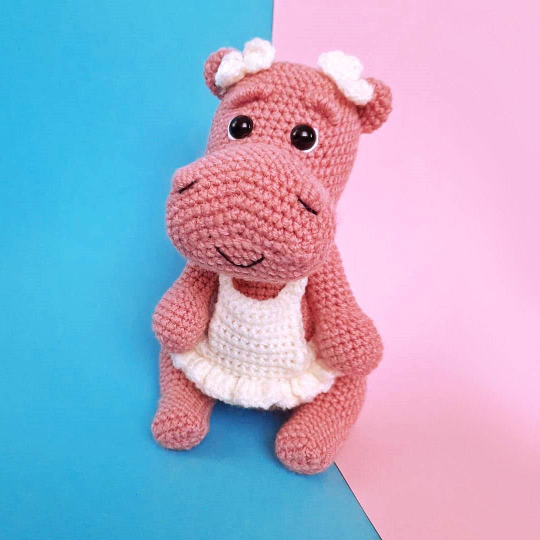 Hook Your New Best Friend: Adorable Baby Hippo Amigurumi Crochet Pattern
