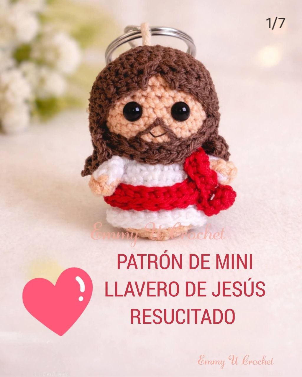 Adorable & Spiritual: DIY Mini Risen Jesus Amigurumi Keychain Pattern