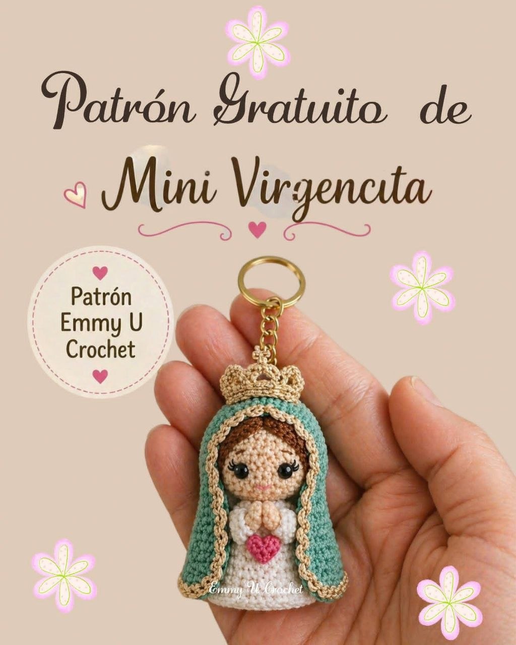 Divine Details: Crochet Your Own Mini Virgin Mary Keepsake Keychain
