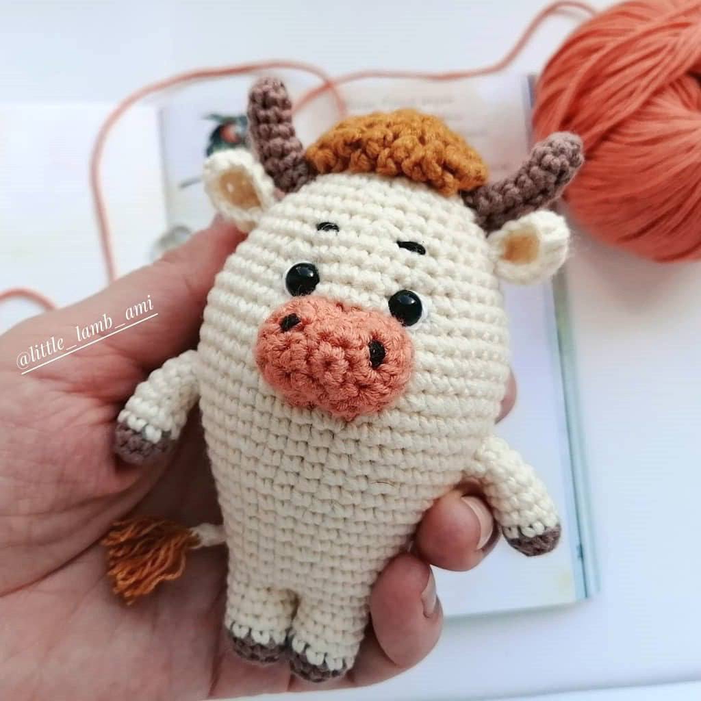 Free Cute Crochet Bull Amigurumi Pattern: Step-by-Step Tutorial