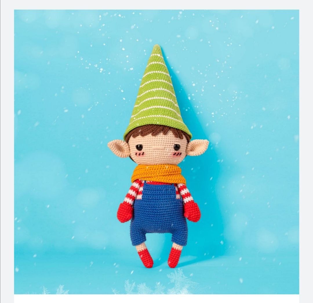 Free Crochet Elf Doll Pattern: Cute Amigurumi Holiday Helper
