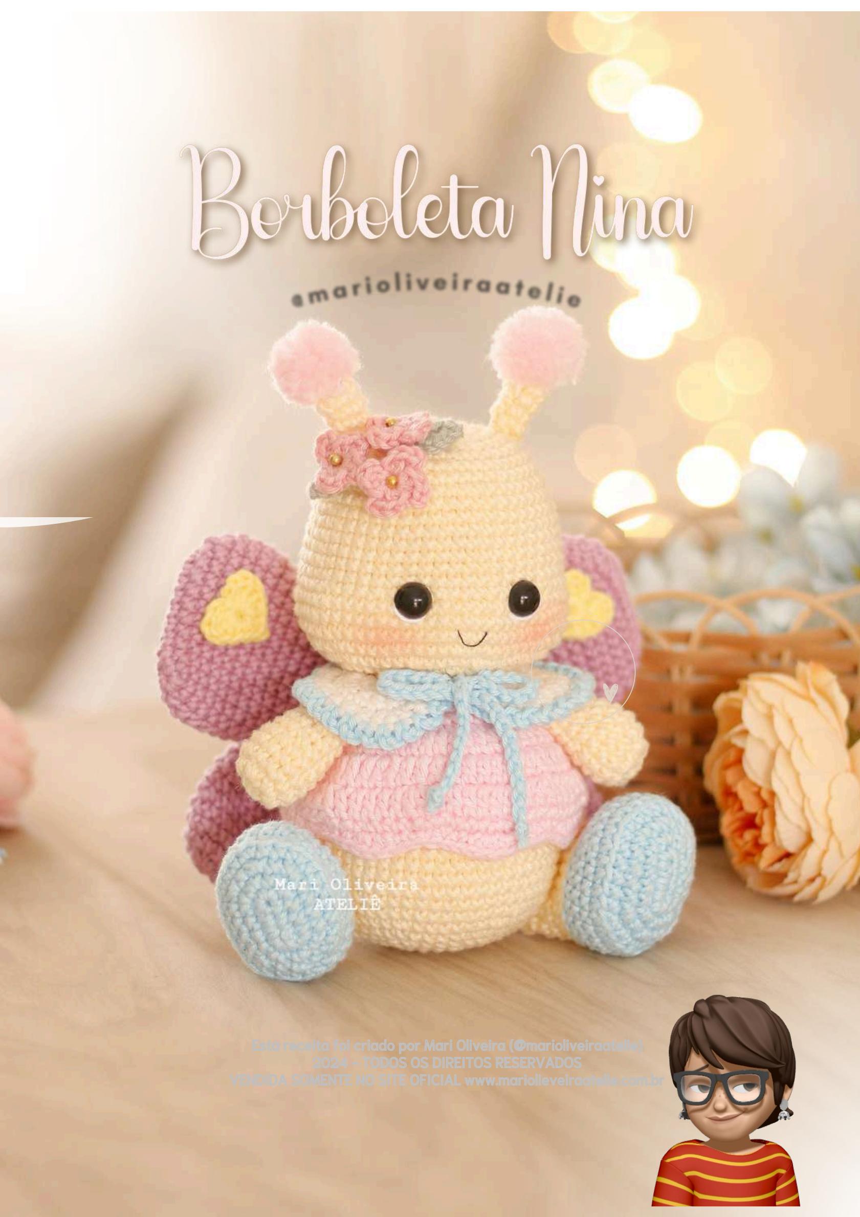 Crochet a Kawaii Amigurumi Butterfly: Easy Step-by-Step Pattern & Tutorial