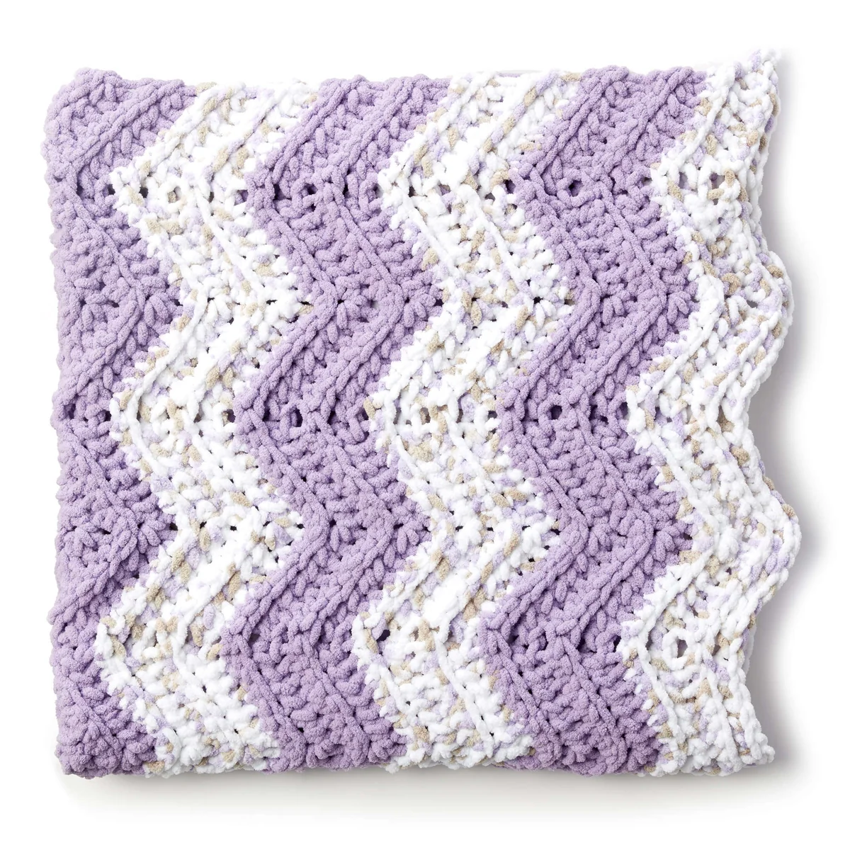 Easy Simple Chevron Baby Blanket Crochet Pattern (Step-by-Step Guide)