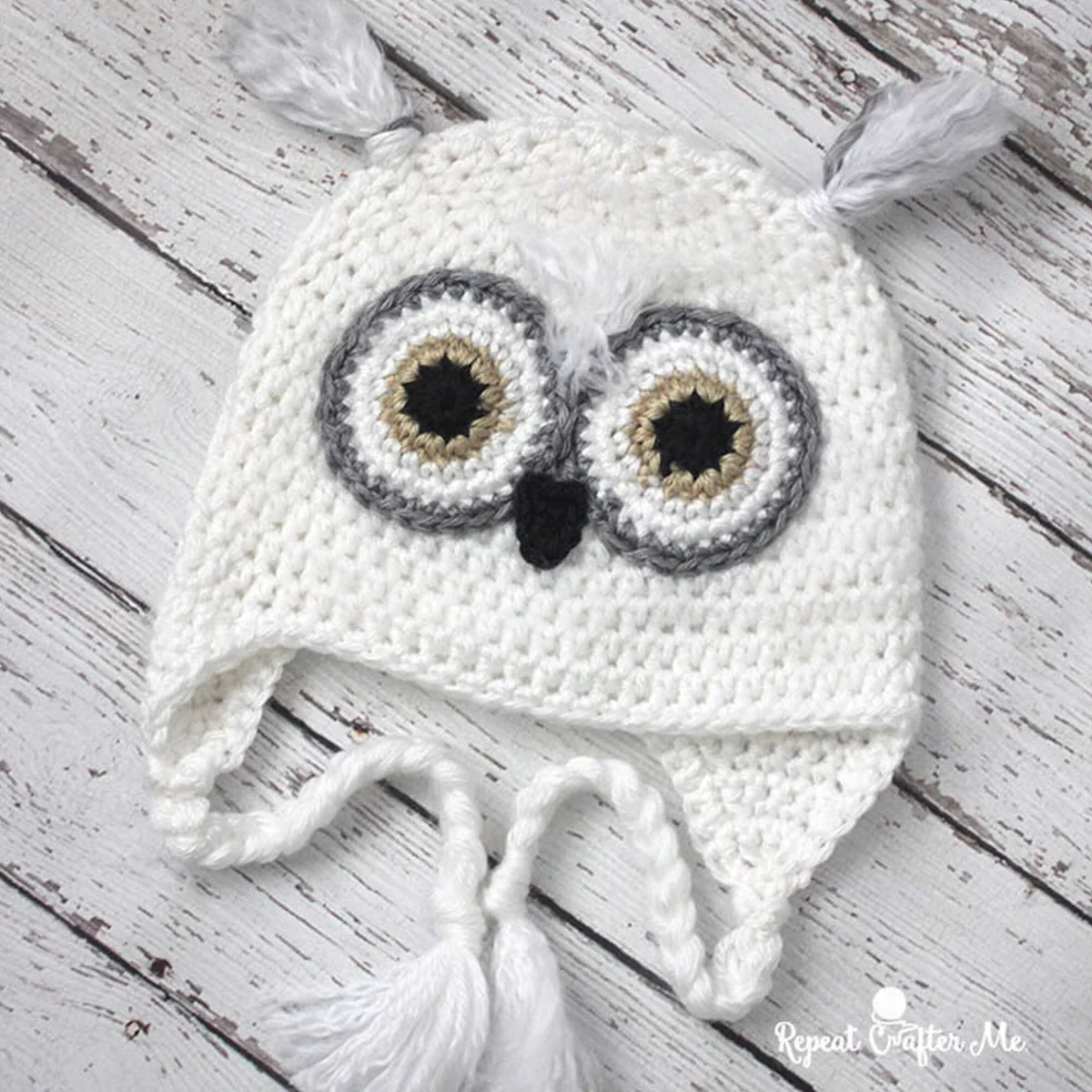 Snowy Owl Crochet Hat Pattern: Easy Step-by-Step Tutorial