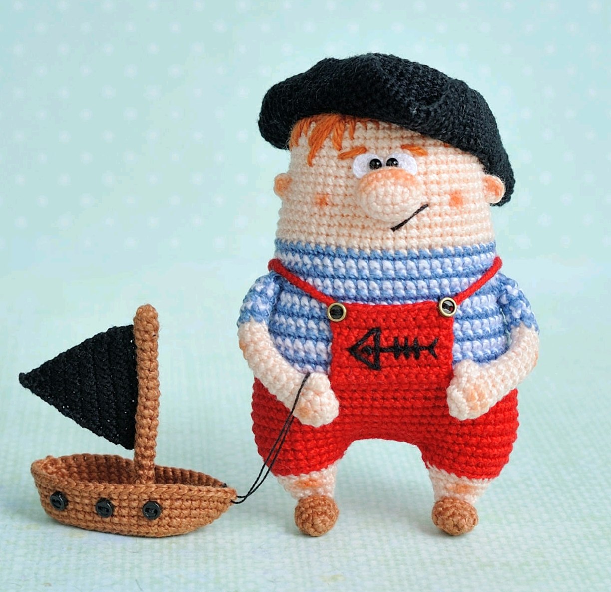 Free Crochet Pirate Boy Amigurumi Pattern & Tutorial