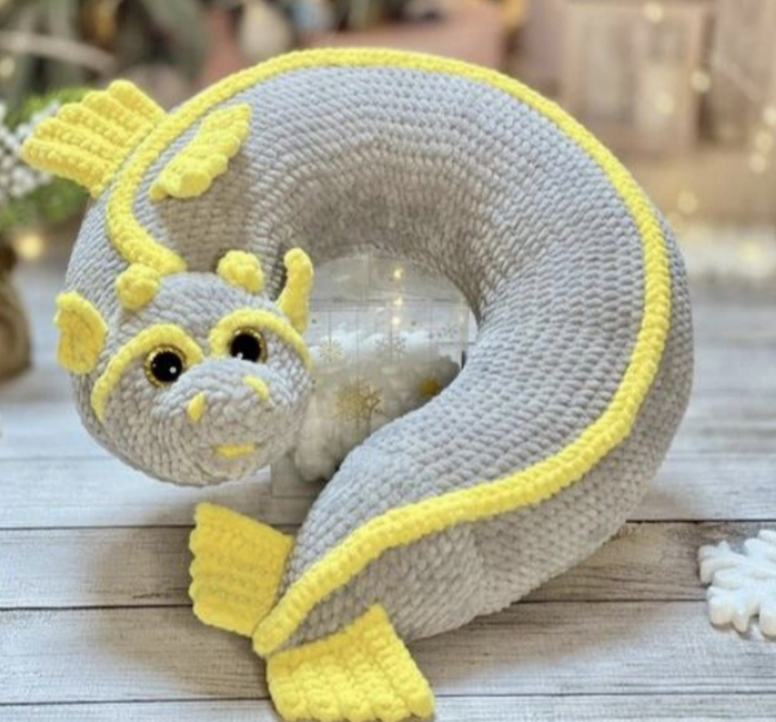 Crochet Dragon Neck Pillow Pattern: Easy Step-by-Step Guide