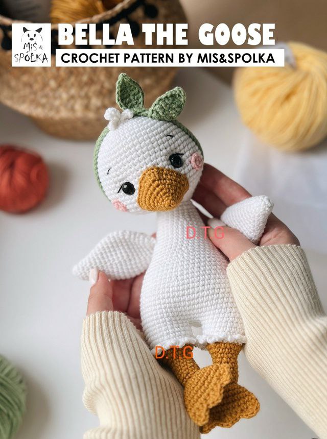 How to Crochet a Cute Amigurumi Goose: Free Step-by-Step Pattern