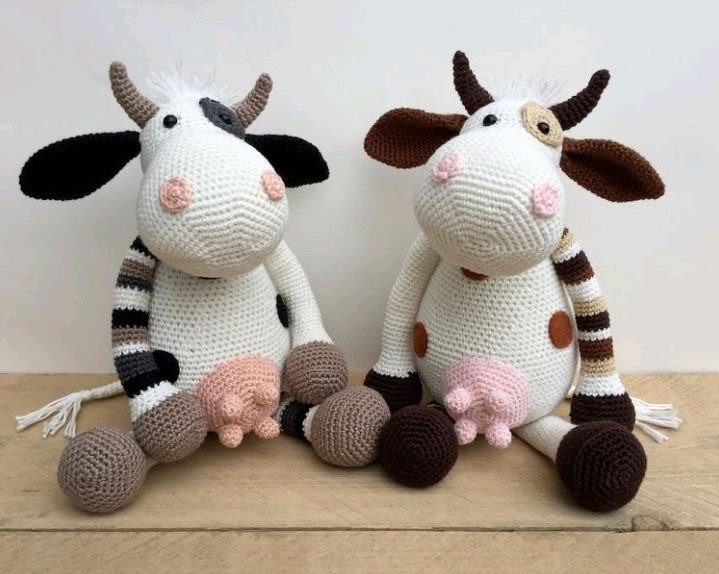 Easy Amigurumi Cow Crochet Pattern: Step-by-Step DIY Tutorial