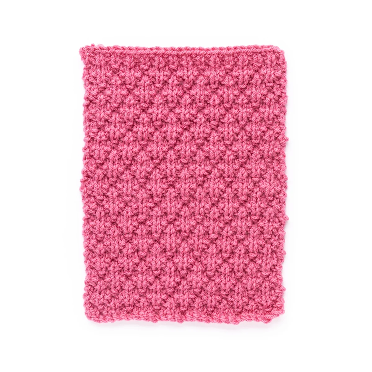 Easy Diamond Tuck Block Knitting Pattern: A Beginner Tutorial